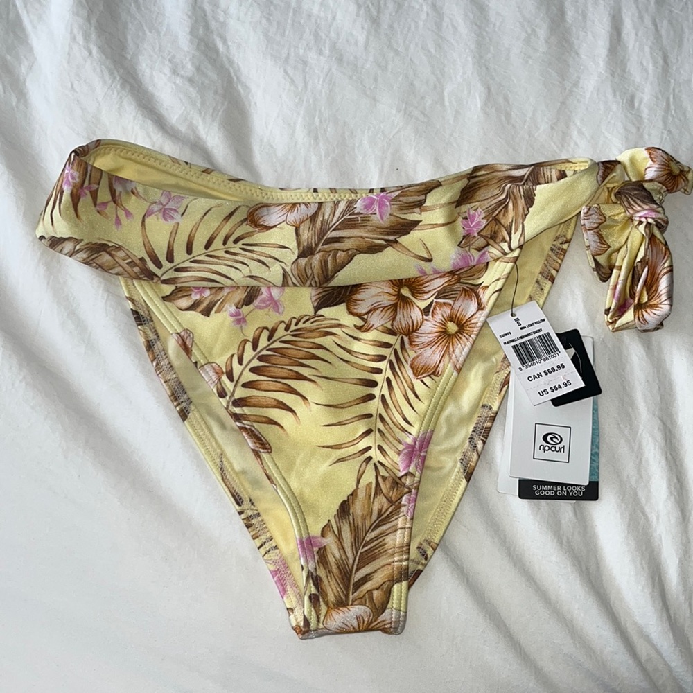 RipCurl high rise cheeky swim bottoms, NWT